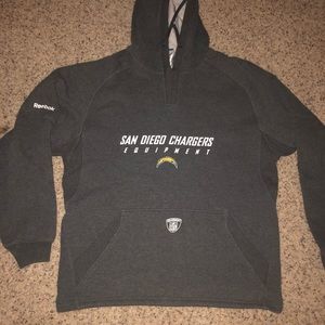 San Diego chargers sweatshirt size small.